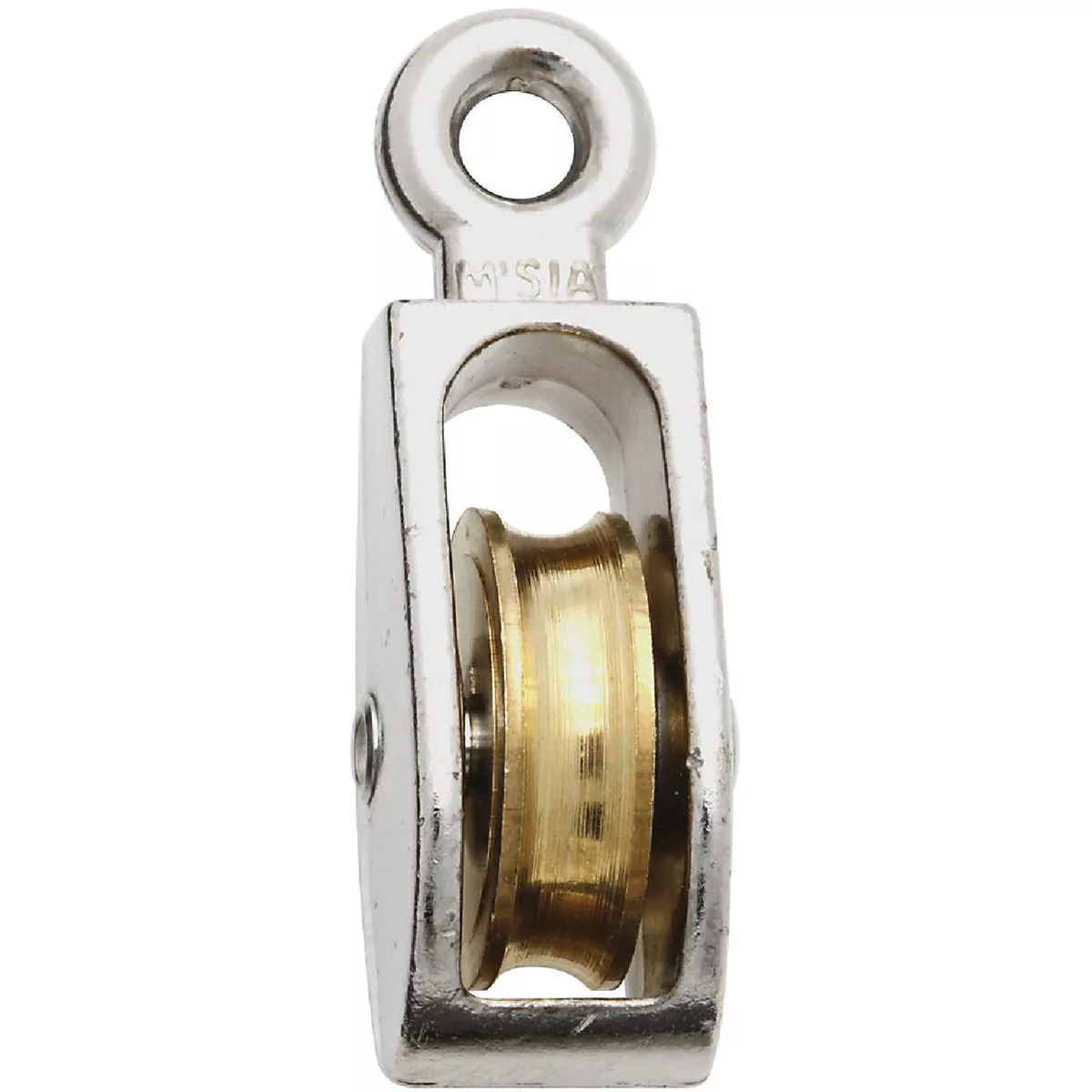 National Hardware 1 In. O.D. Single Fixed Eye No-Rust Rope Pulley