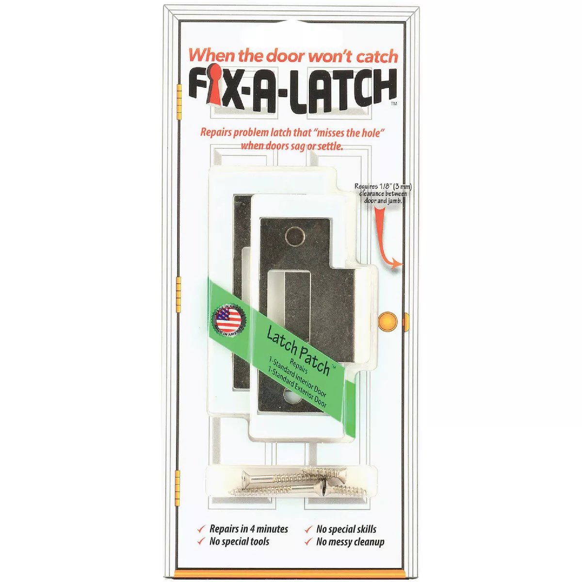 Prime-Line Fix-A-Latch Satin Nickel Repair Kit (2-Pack) - photo 2