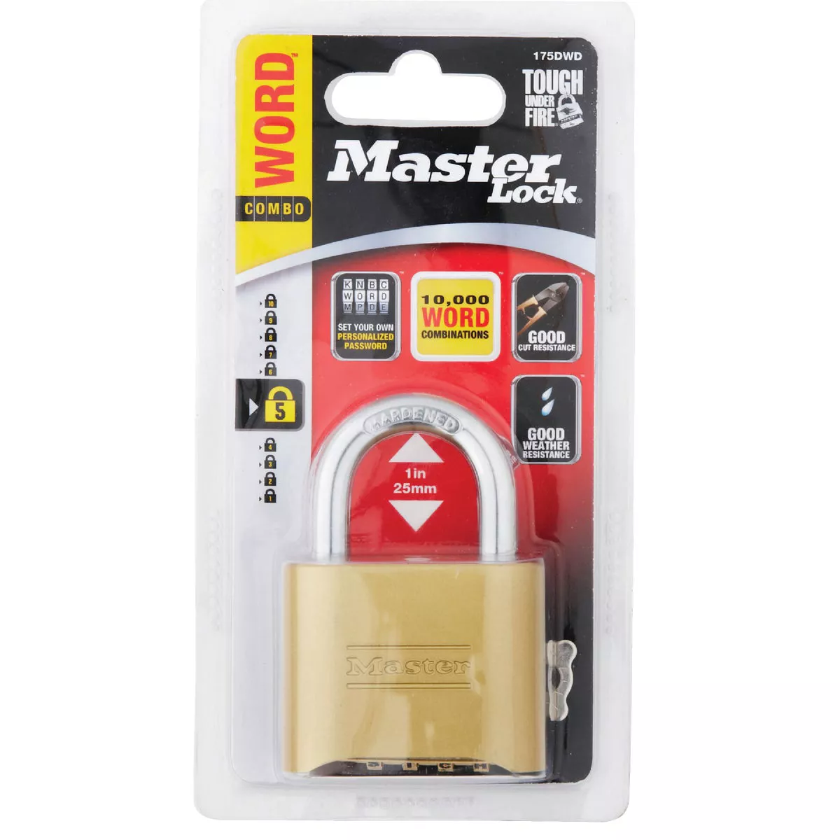 Master Lock 2 In. Brass Combination Padlock - photo 2
