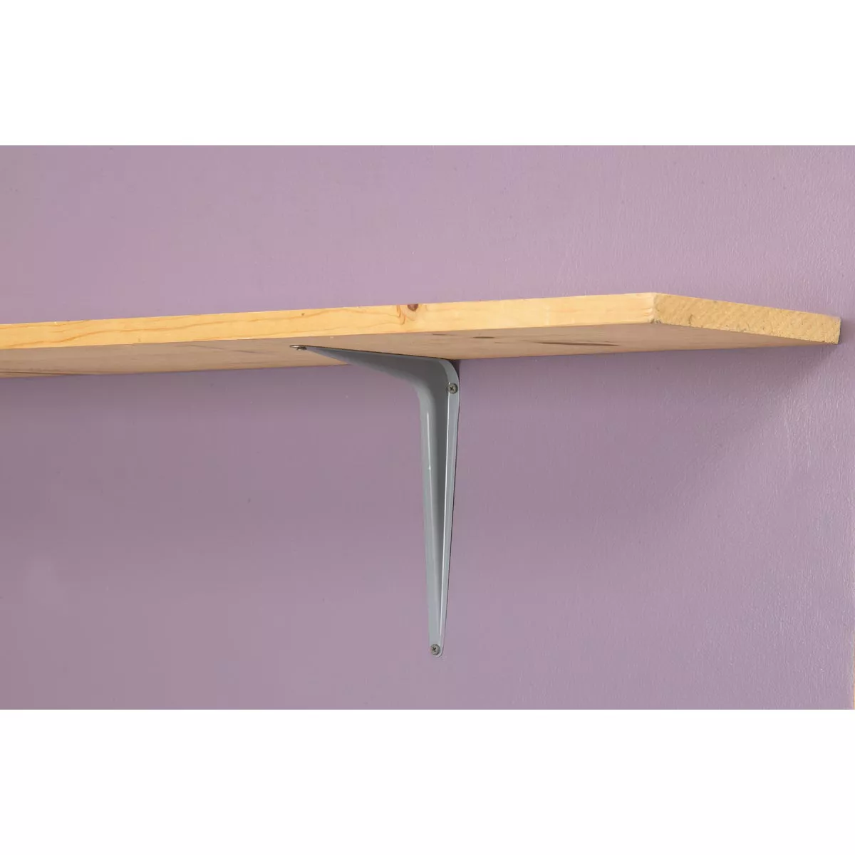 National Hardware 8 In. D. x 10 In. H. Gray Steel Shelf Bracket - photo 2