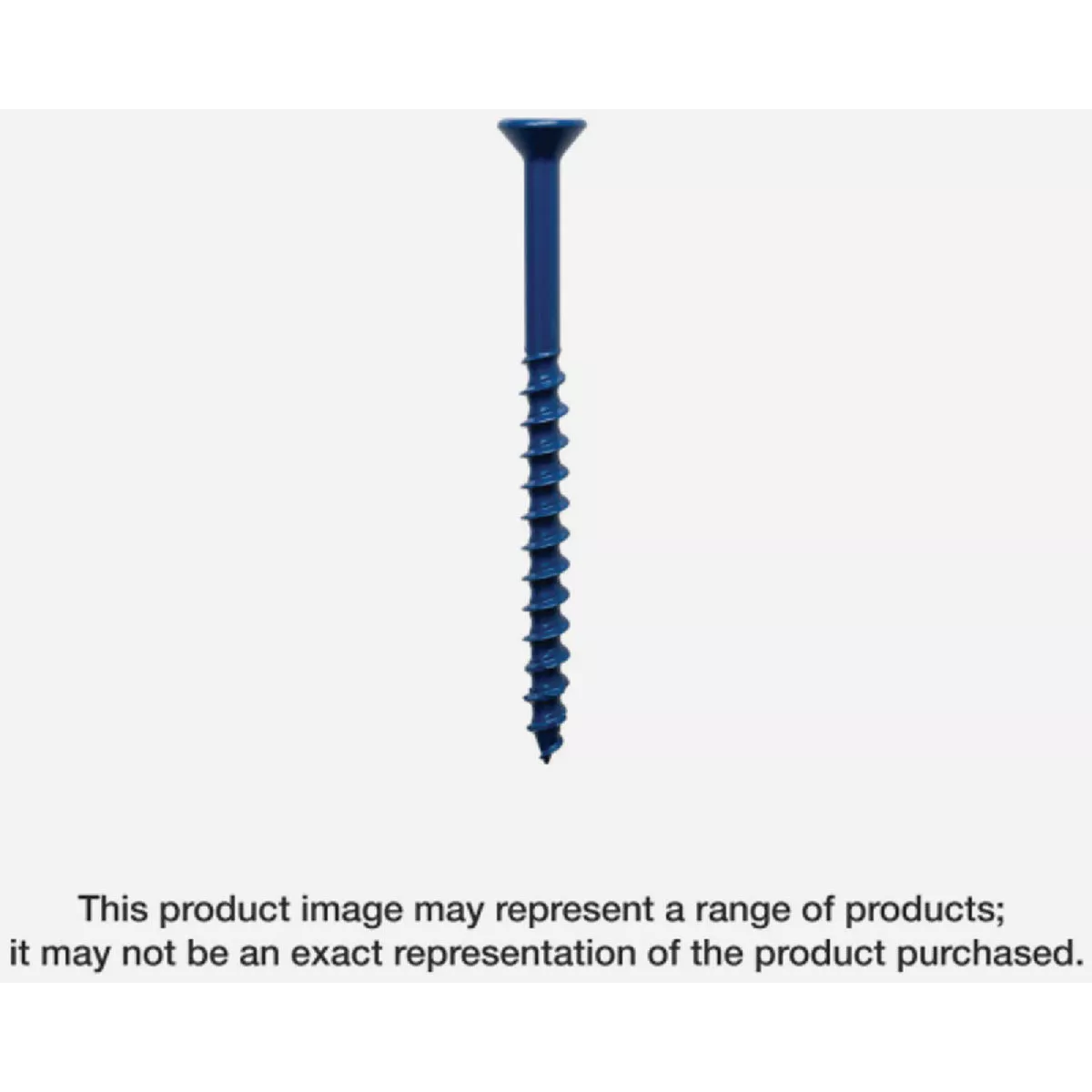 Simpson Strong-Tie Titen Turbo 1/4 In. x 1-3/4 In. T25 Flat-Head Concrete and Masonry Screw, Blue (25 Ct.) - photo 2
