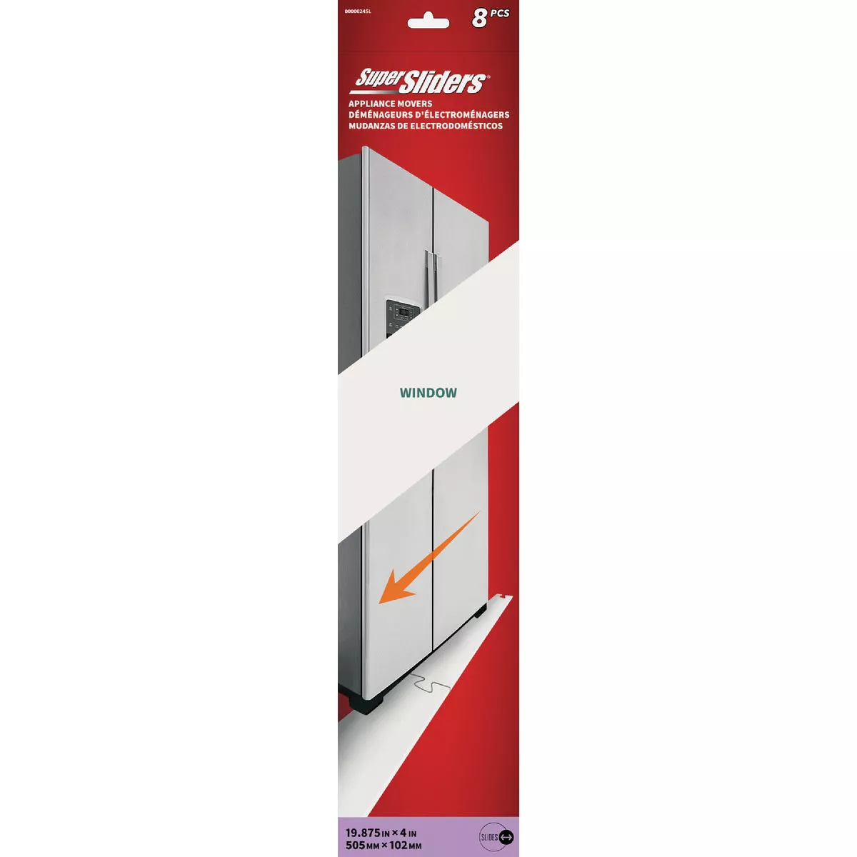 Super Sliders 19-7/8 In. x 4 In. Appliance Movers (8-Pack) - photo 2
