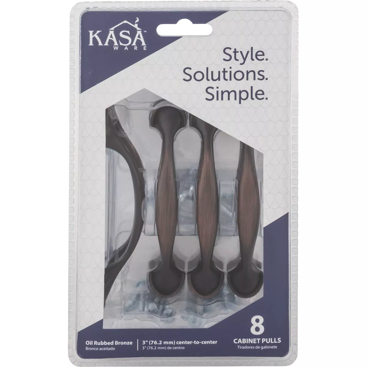 KasaWare 4-5/8 In. Brushed Oil Rubbed Bronze Cabinet Pull (8-Pack) - photo 2