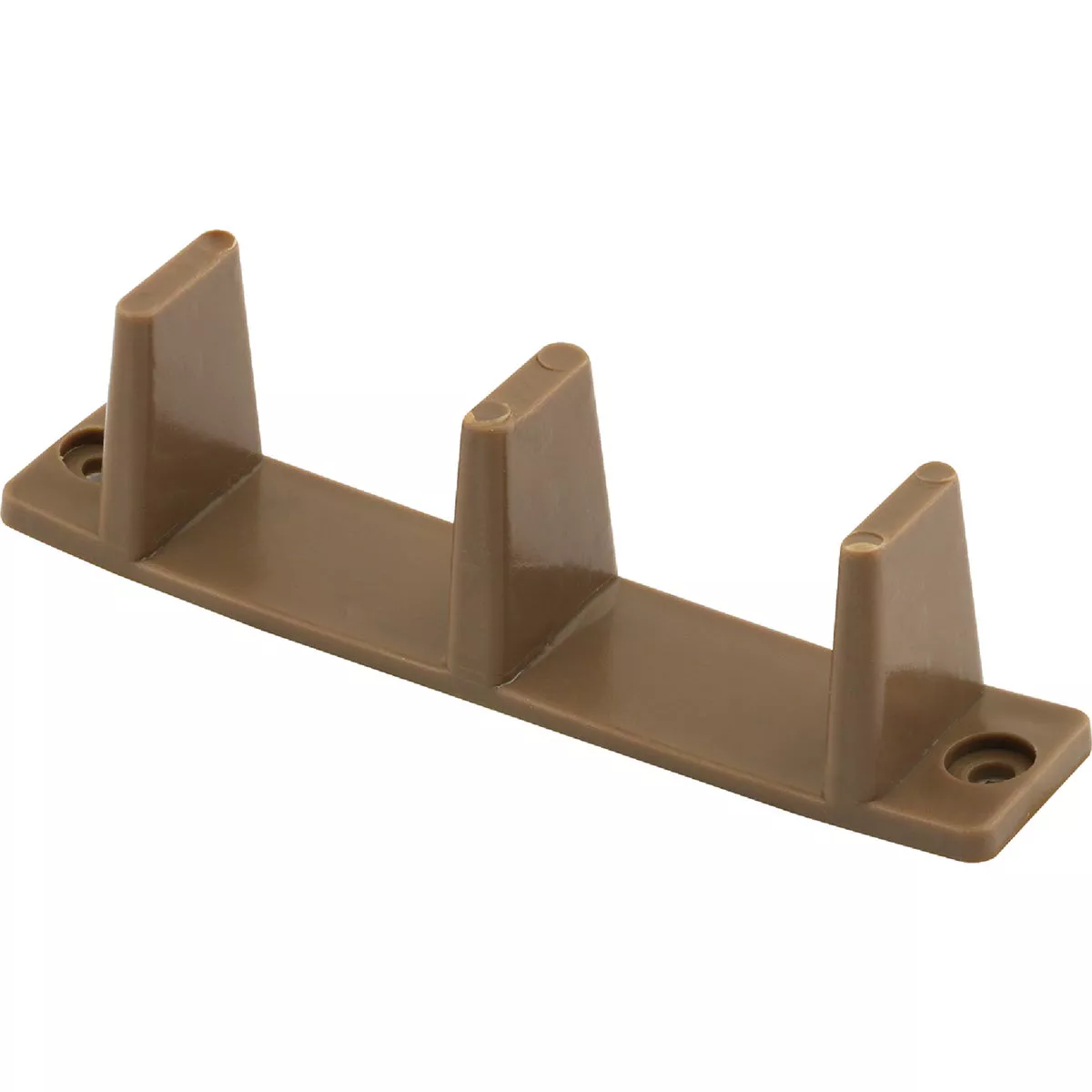 Prime-Line 1-1/8 In. Brown Closet Door Floor Guide (2 Count)