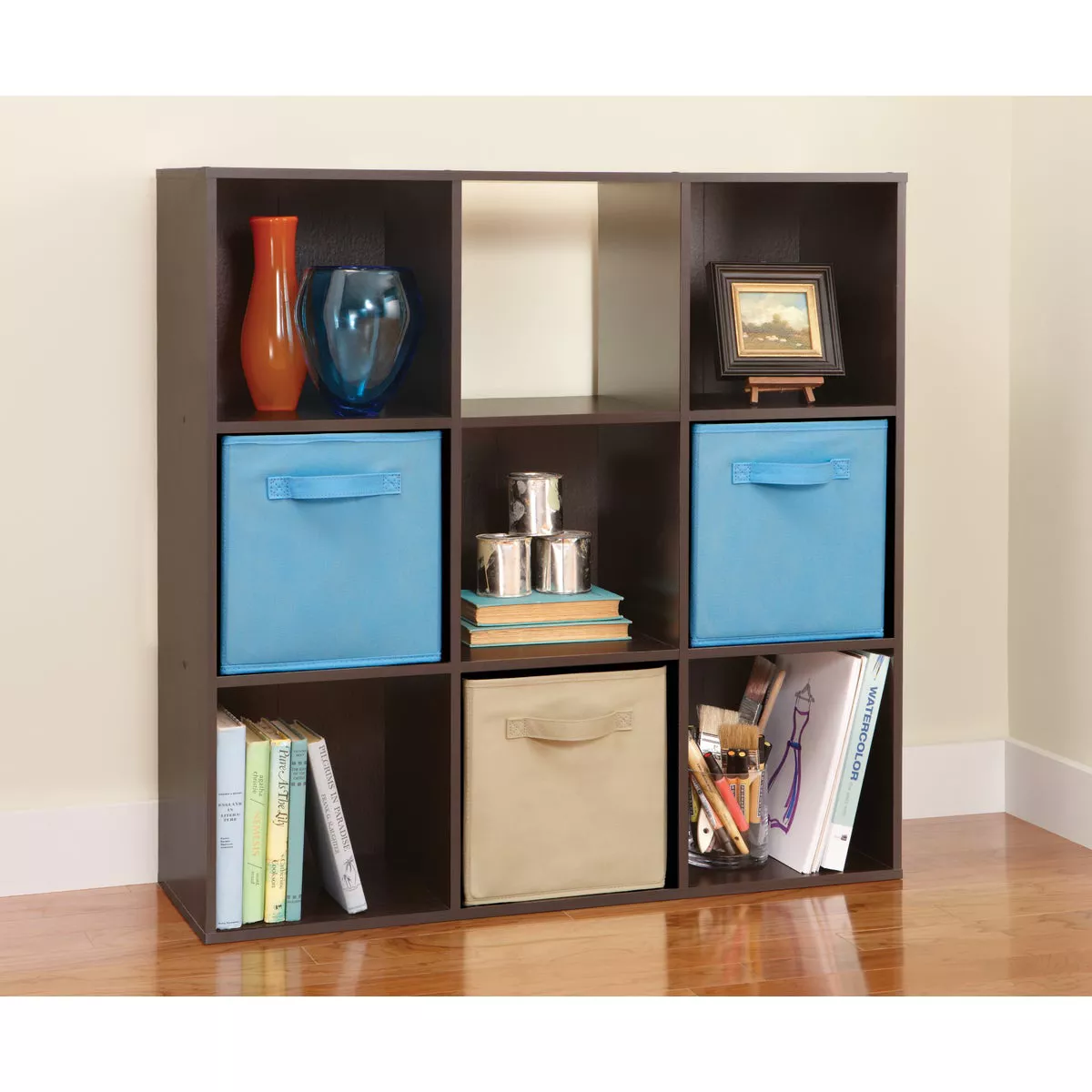 ClosetMaid Cubeicals Espresso 9-Cube Storage Stacker Organizer - photo 4