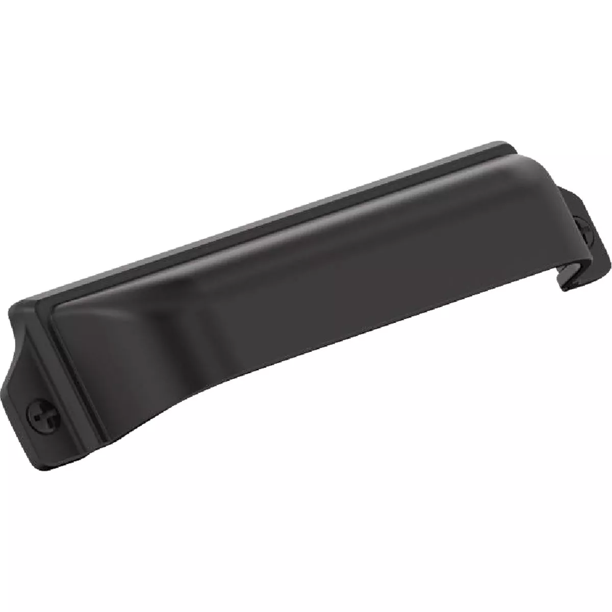 Amerock Everyday Basics Haven 3 In. or 3.75 In. Matte Black Cup Pull