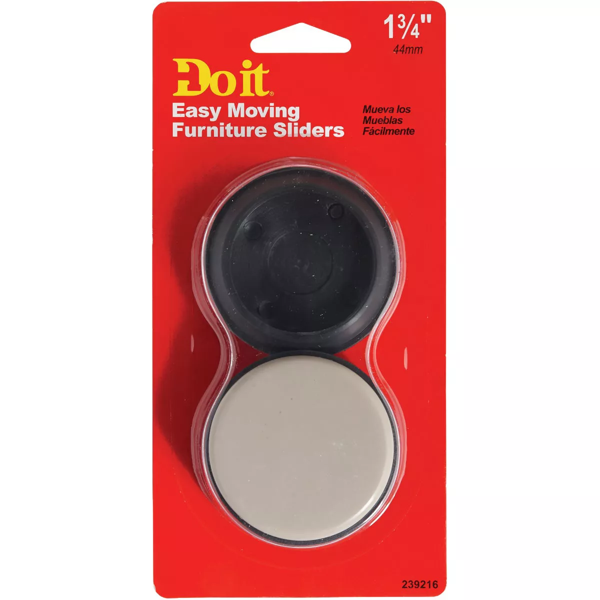 Do it 1-3/4 In. Round Self Adhesive Furniture Glide, (4-Pack) - photo 2