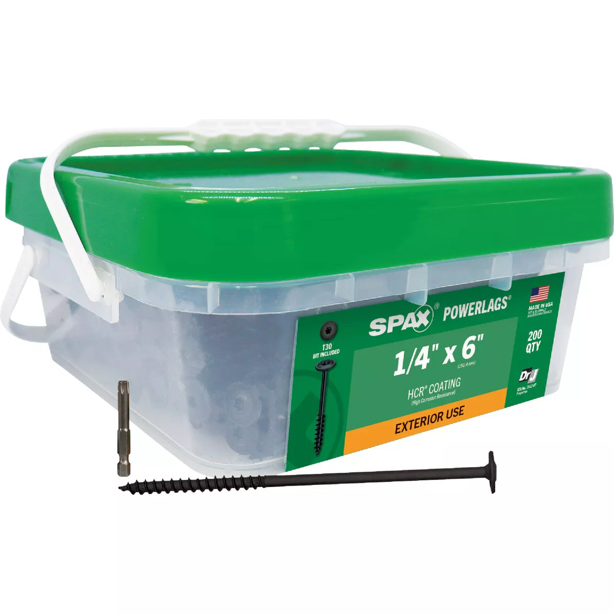 SPAX Powerlag 1/4 In. x 6 In. T30 Washer Head HCR (Exterior Rated) Lag Screw (200 Ct.) - photo 5