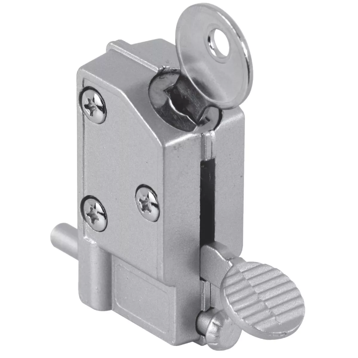 Defender Security Aluminum Step-On Keyed Patio Door Lock - photo 2
