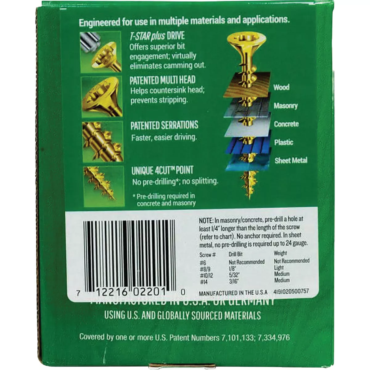 SPAX #10 x 3 In. T20 Plus Flat Head Yellow Zinc (Interior) Wood Screw (322 Ct.) - photo 7