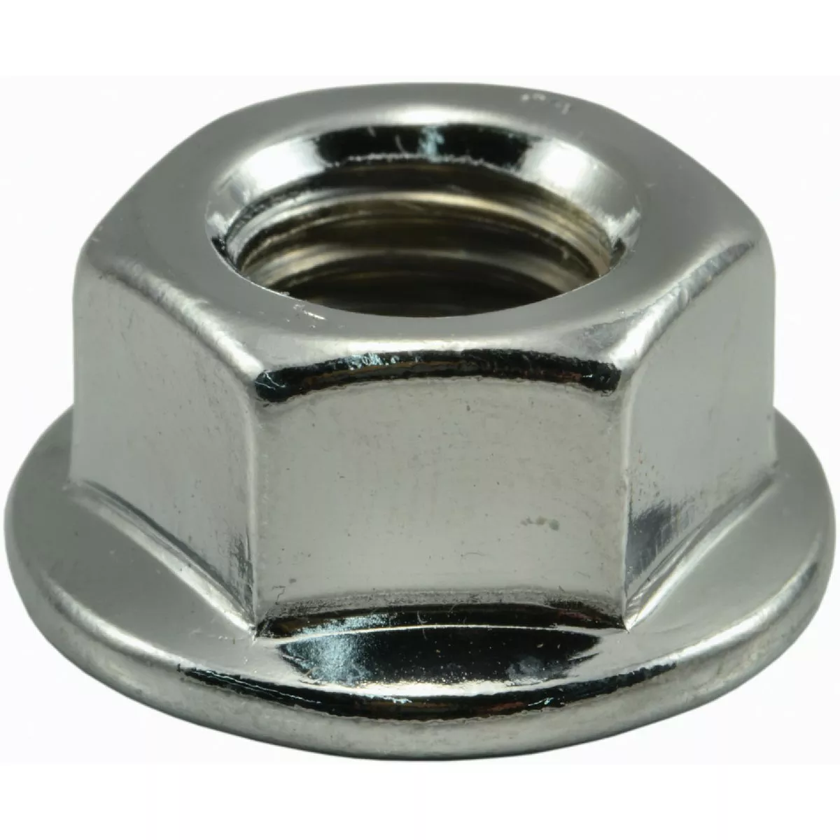 Midwest Fastener 12mm-1.75 Chrome Plated Steel Coarse Thread Flange Nuts (4 Ct.)-