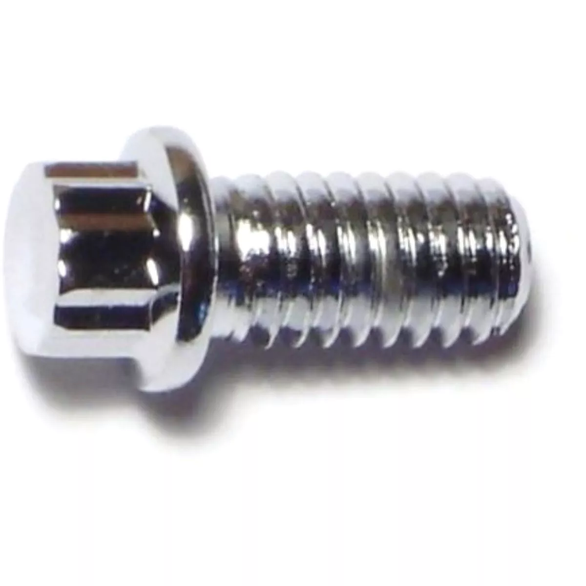 Midwest Fastener 5/16 In.-18 x 5/8 In. Chrome Plated Steel Coarse Thread Flange Head 12-Point Cap Screws
