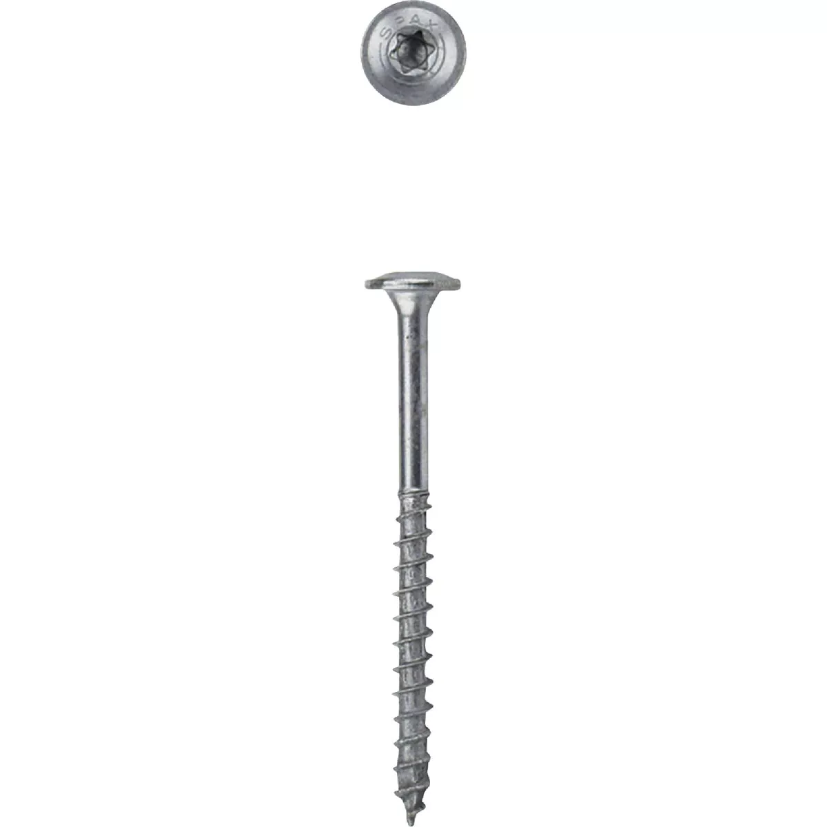 SPAX 8 x 2-1/2 In. Wafer Head T-20+ HCR-X (Exterior Rated) Cabinet Screw 1 Lb. (120-Count)
