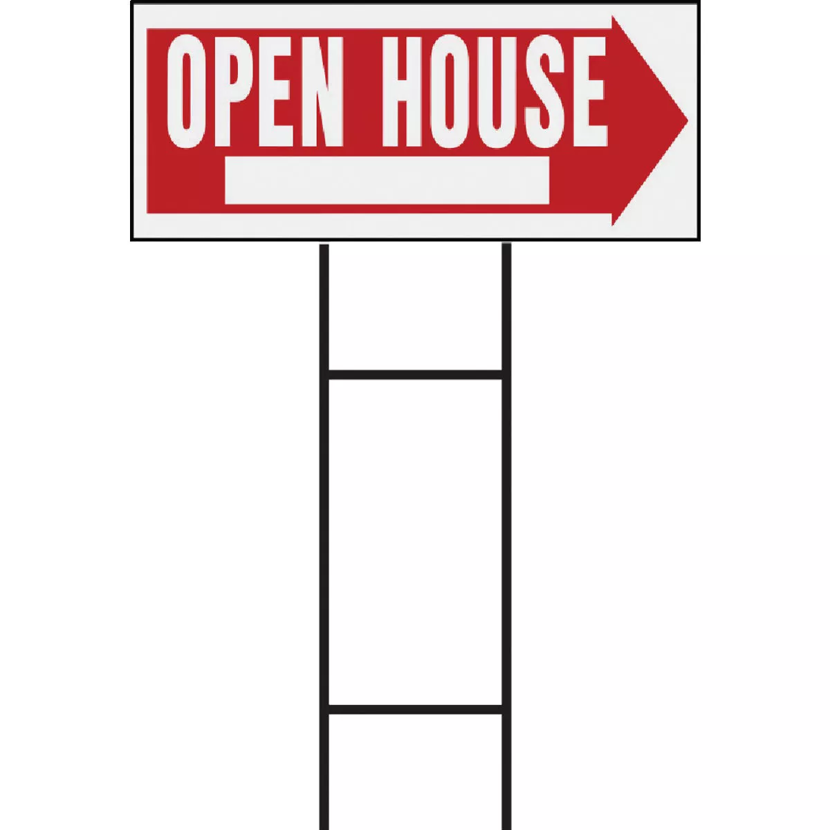Hy-Ko Corrugated Plastic Sign, Open House