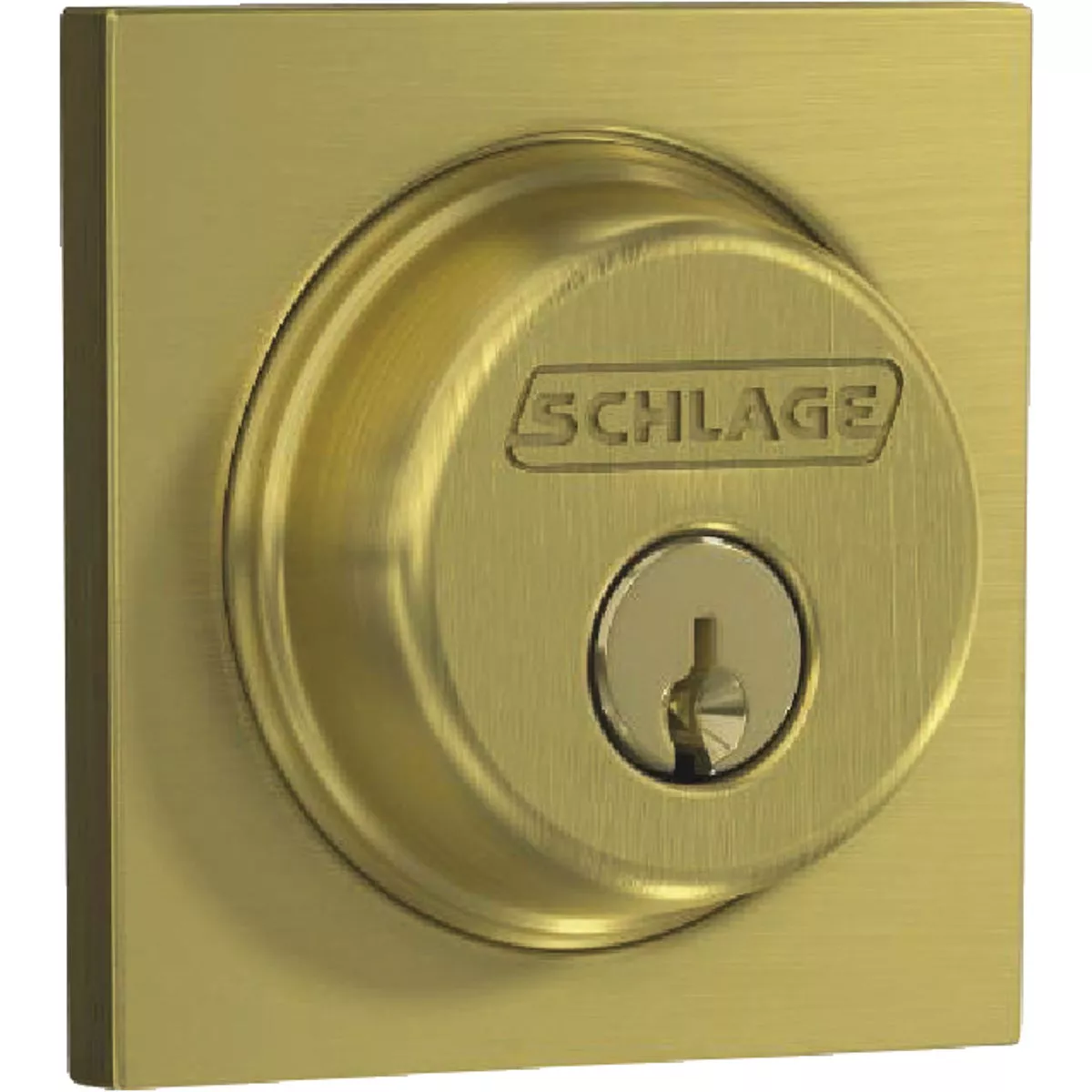 Schlage Collins Satin Brass Single Cylinder Deadbolt - photo 2