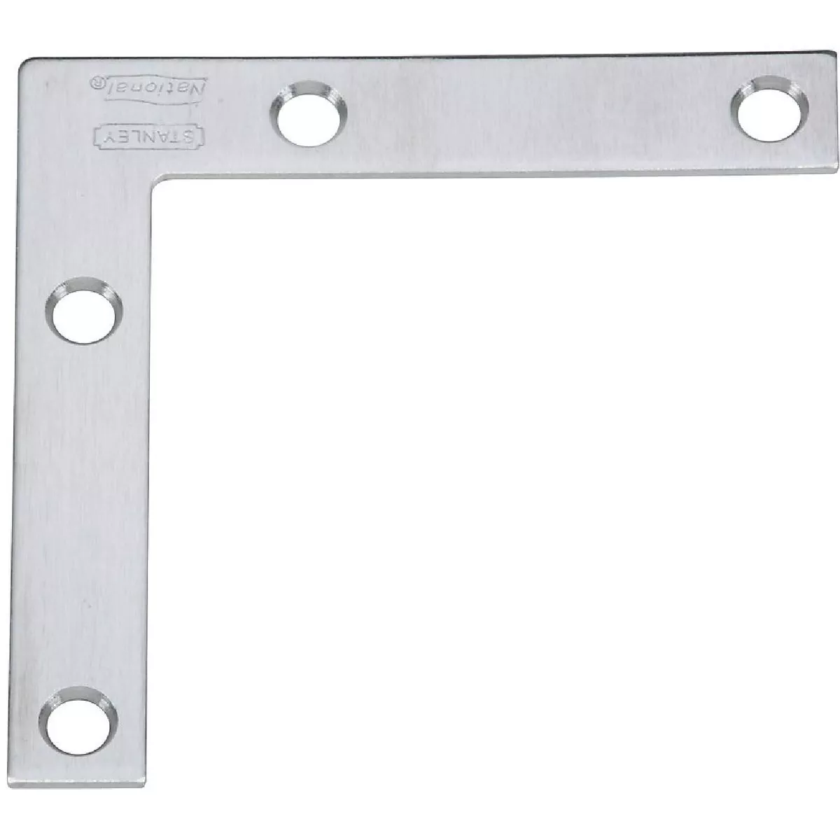 National Hardware 3 In. x 1/2 In. Stainless Steel Flat Corner Brace (2-Count)