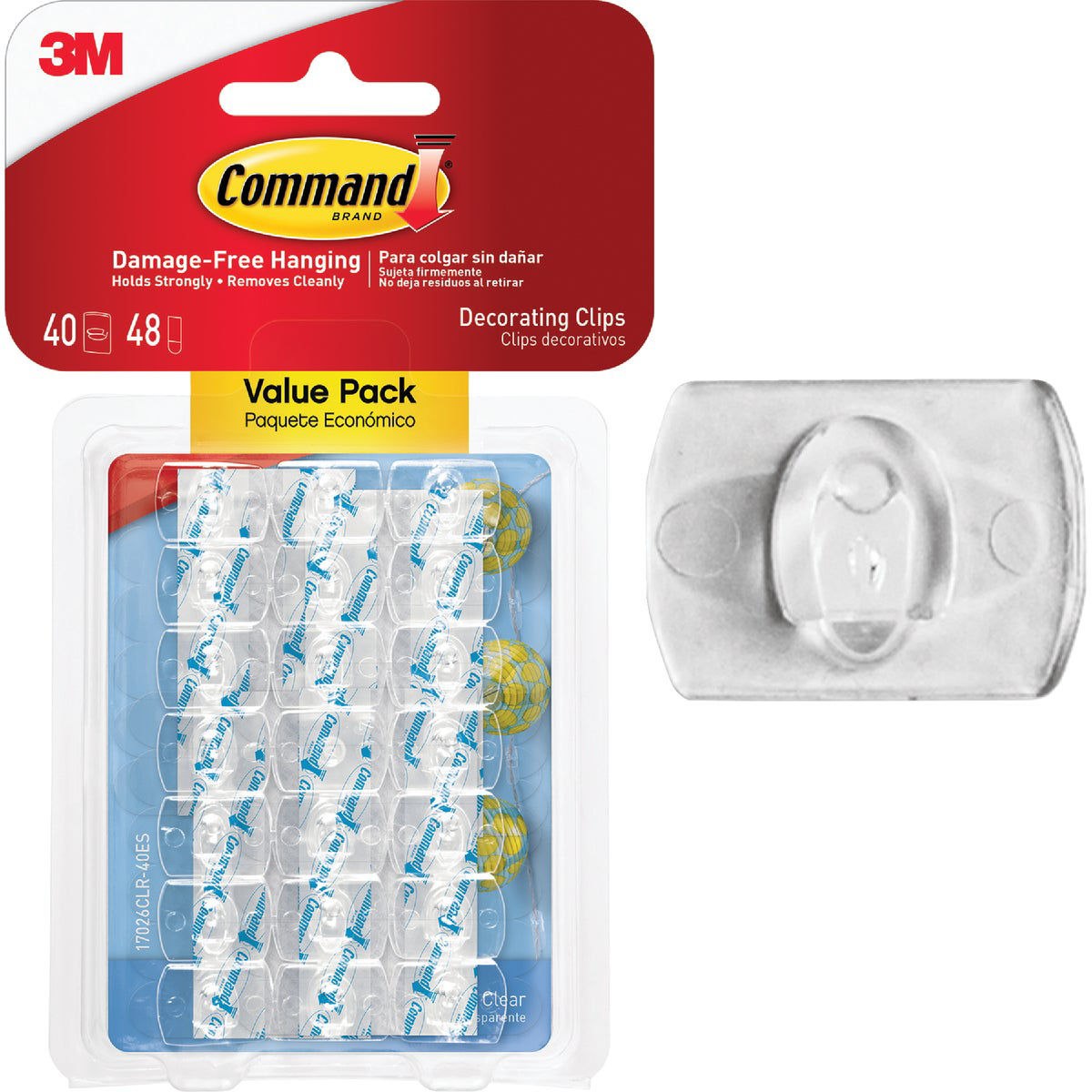 Detec™ 3M Command Wire-Back Picture Hanger Pack of 40