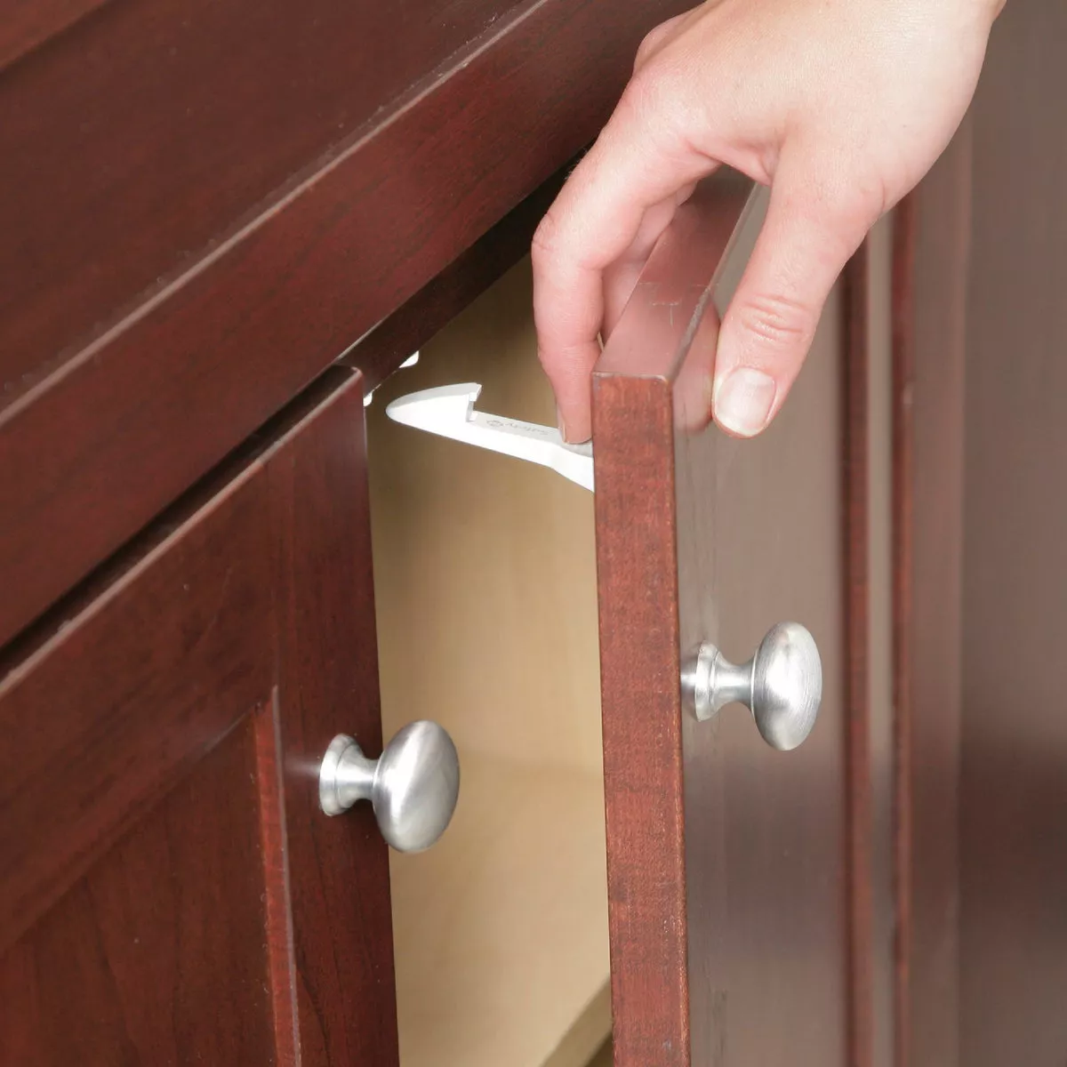 Safety 1st Spring-Loaded Cabinet & Drawer Latch (10-Count) - photo 3
