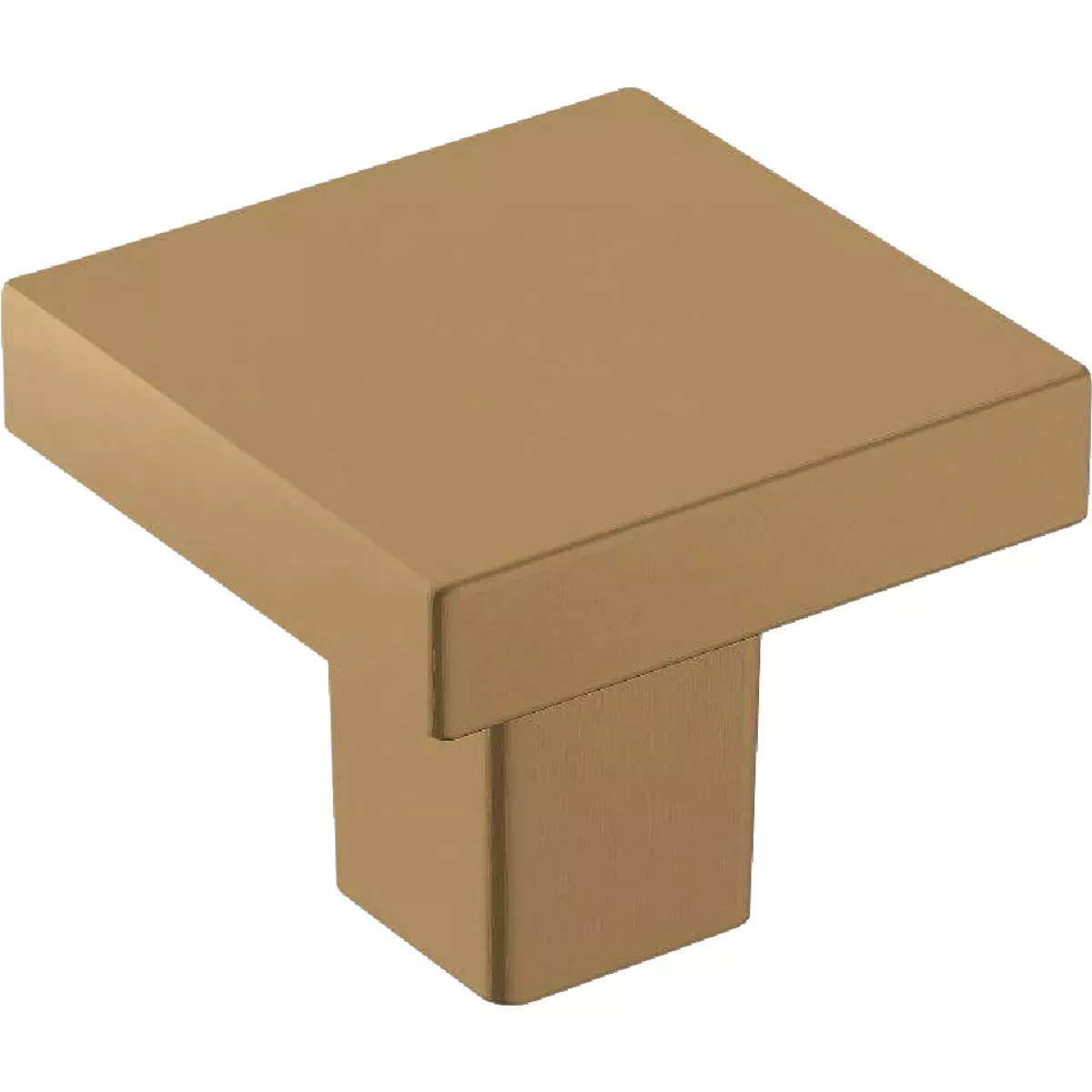 Amerock Monument 1.1875 In. Square Champagne Bronze Cabinet Knob (6-Pack)