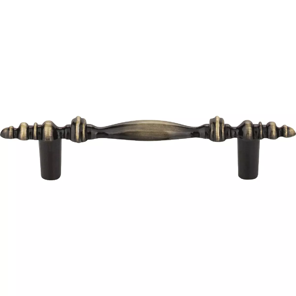 Elements Kingsport 4-3/8 In. Overall Length Brushed Antique Brass Baroque Cabinet Pull - photo 2