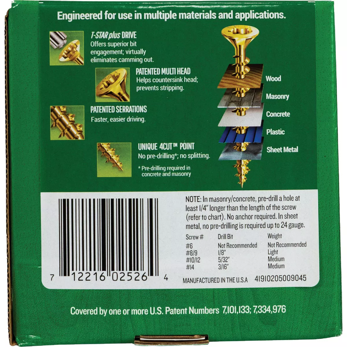 SPAX #10 x 3-1/2 In. T20 Plus Flat Head Yellow Zinc (Interior) Wood Screw (170 Ct.) - photo 7