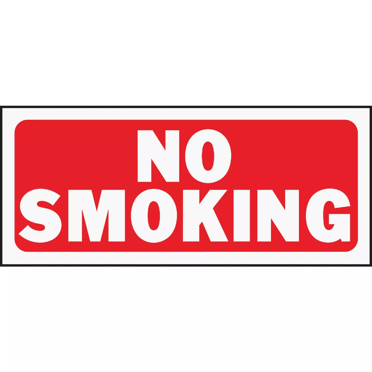 Hy-Ko Plastic Sign, No Smoking