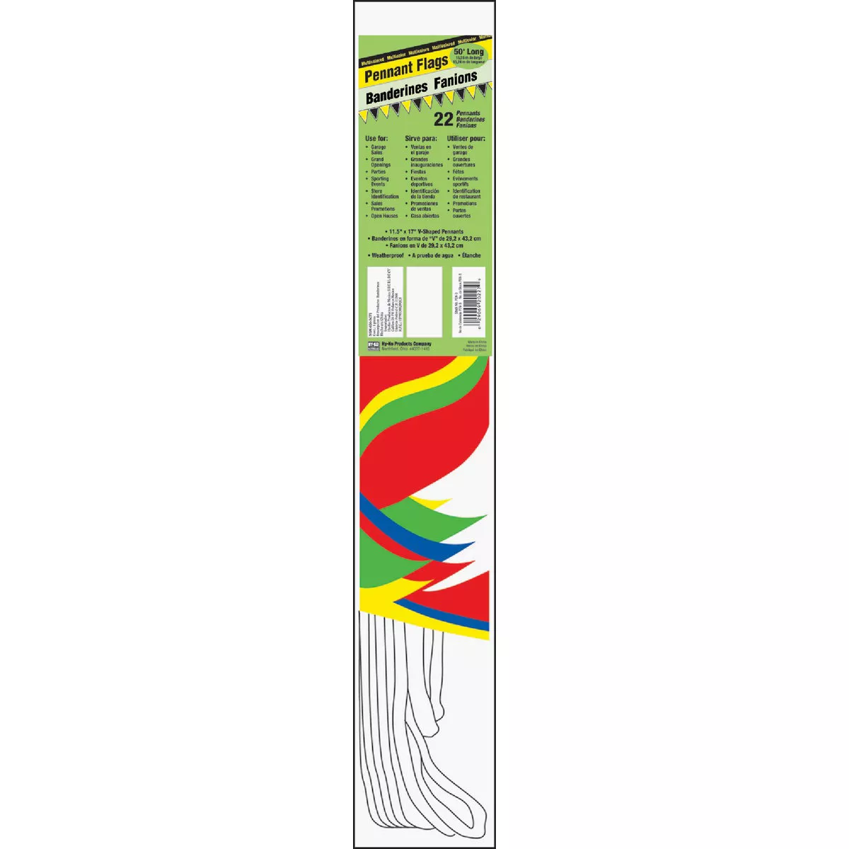 Hy-Ko 50 Ft. Pennant Flag - photo 2