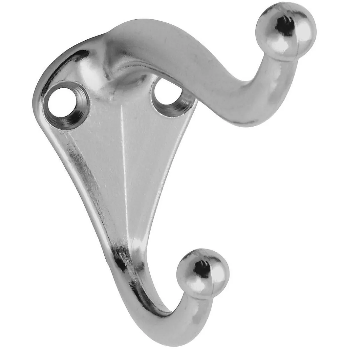 National Hardware Nickel Coat & Hat Hook (2-Pack)