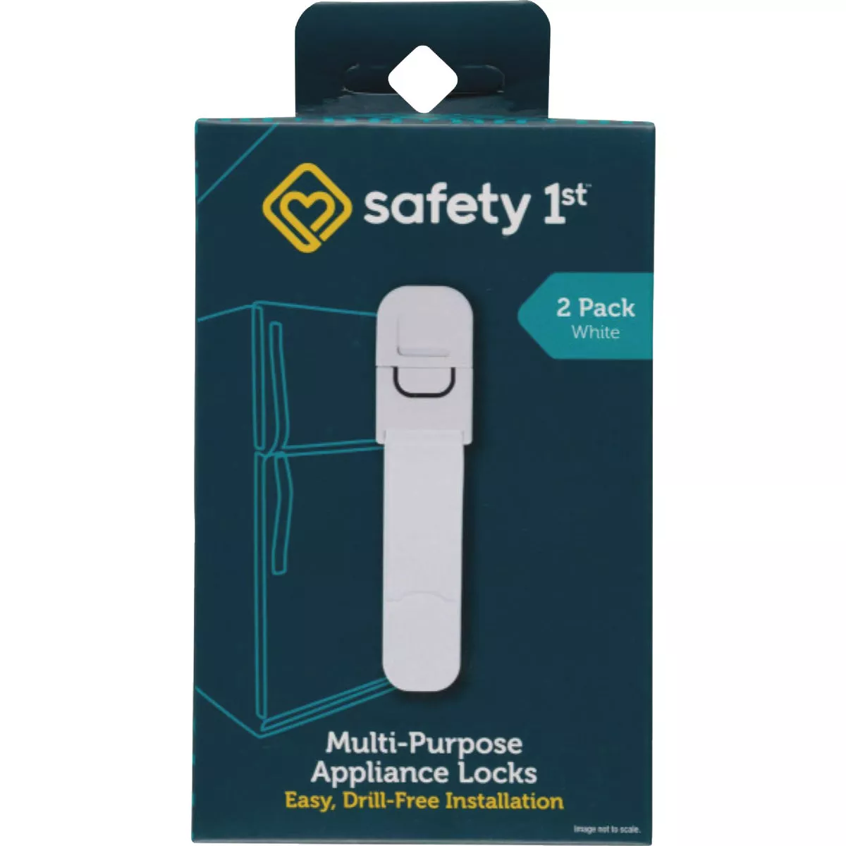 Safety 1st Multi-Purpose White Appliance Lock (2-Pack)