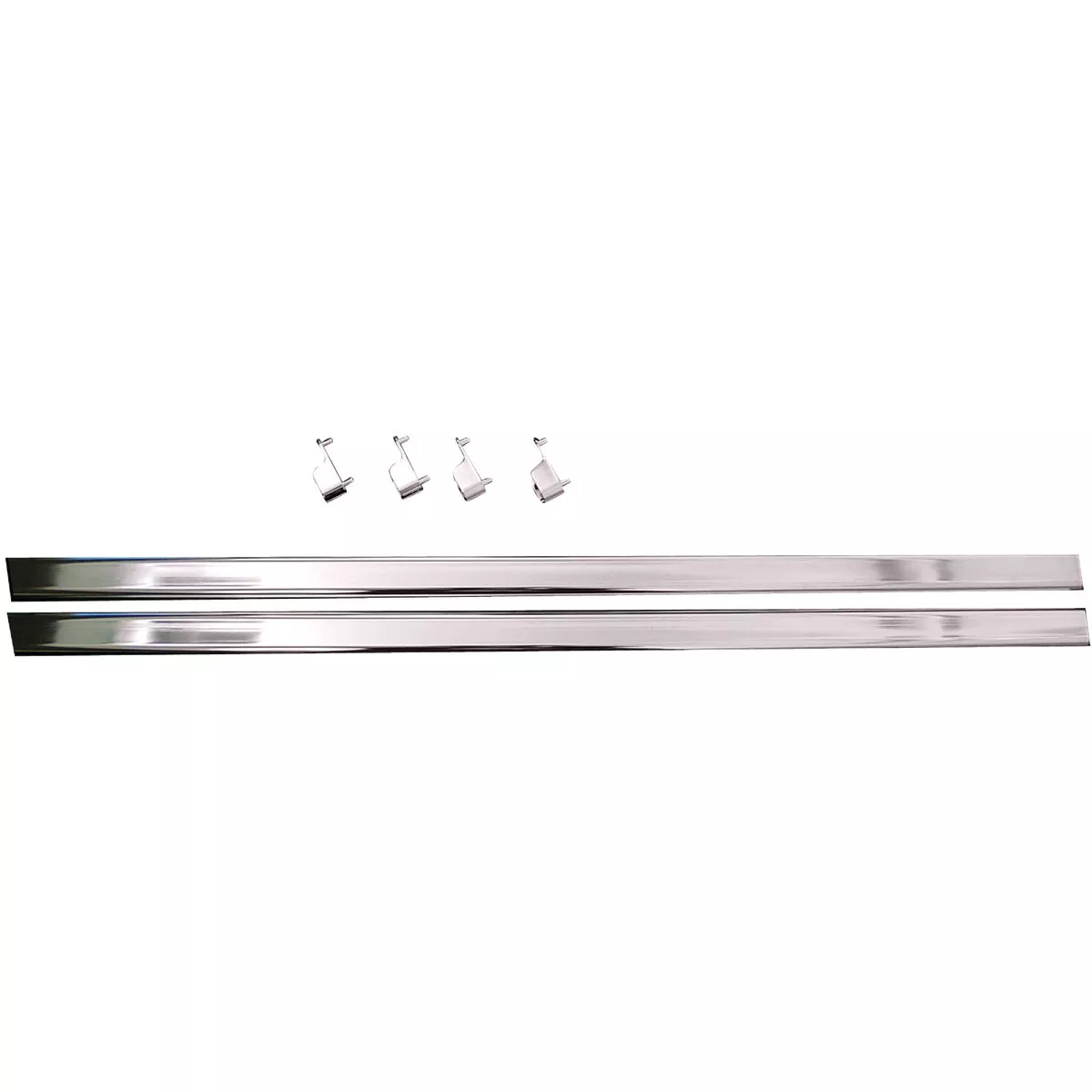 Easy Track 3 Ft. x 1 In. Closet Rod & Ends, Chrome