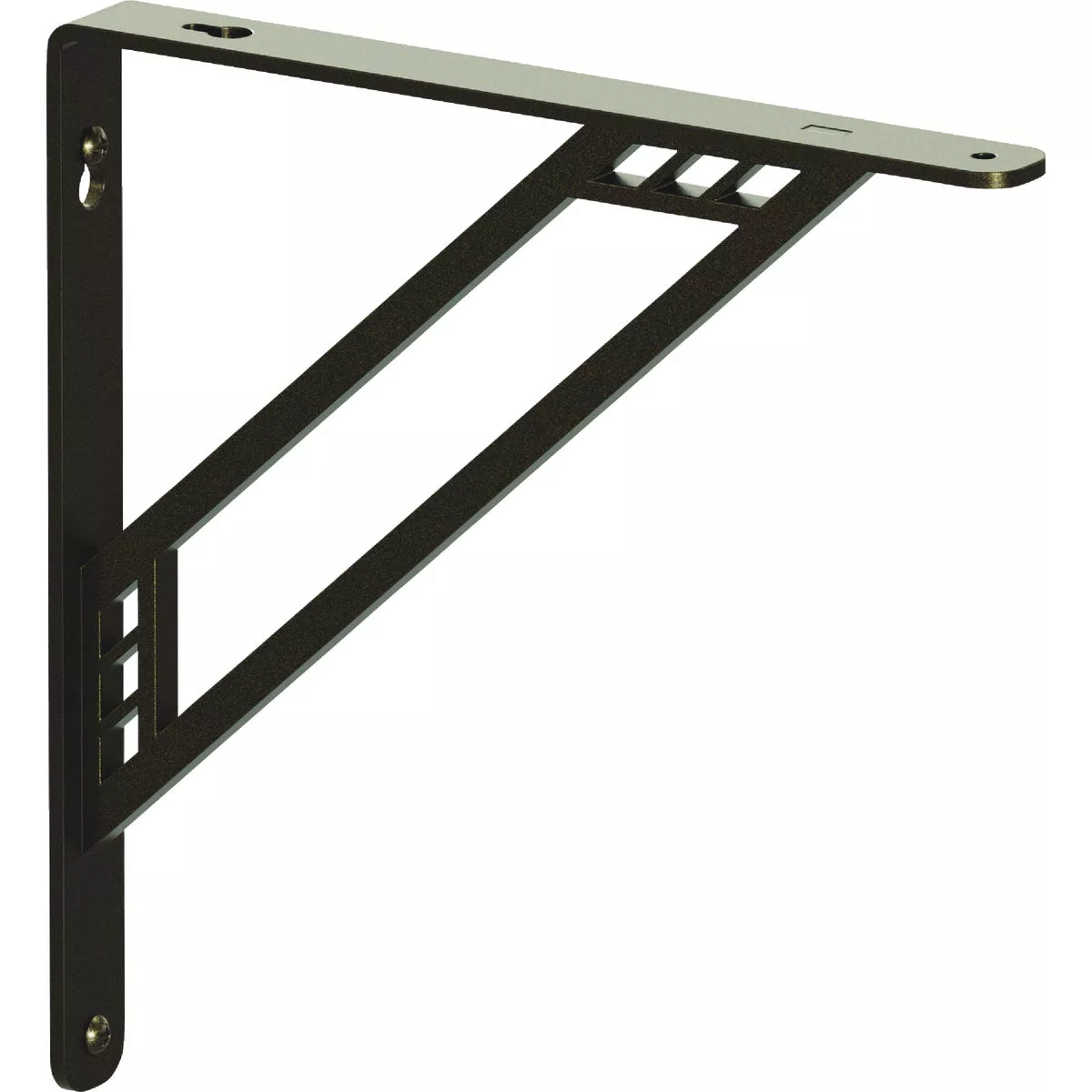 Knape & Vogt Richland 8 In. Bronze Decorative Bracket