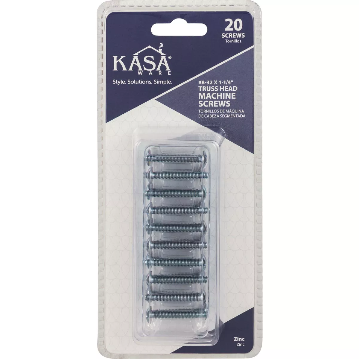 KasaWare 8/32 In. x 1-1/4 In. Truss Head Machine Screws (20-Pack) - photo 2