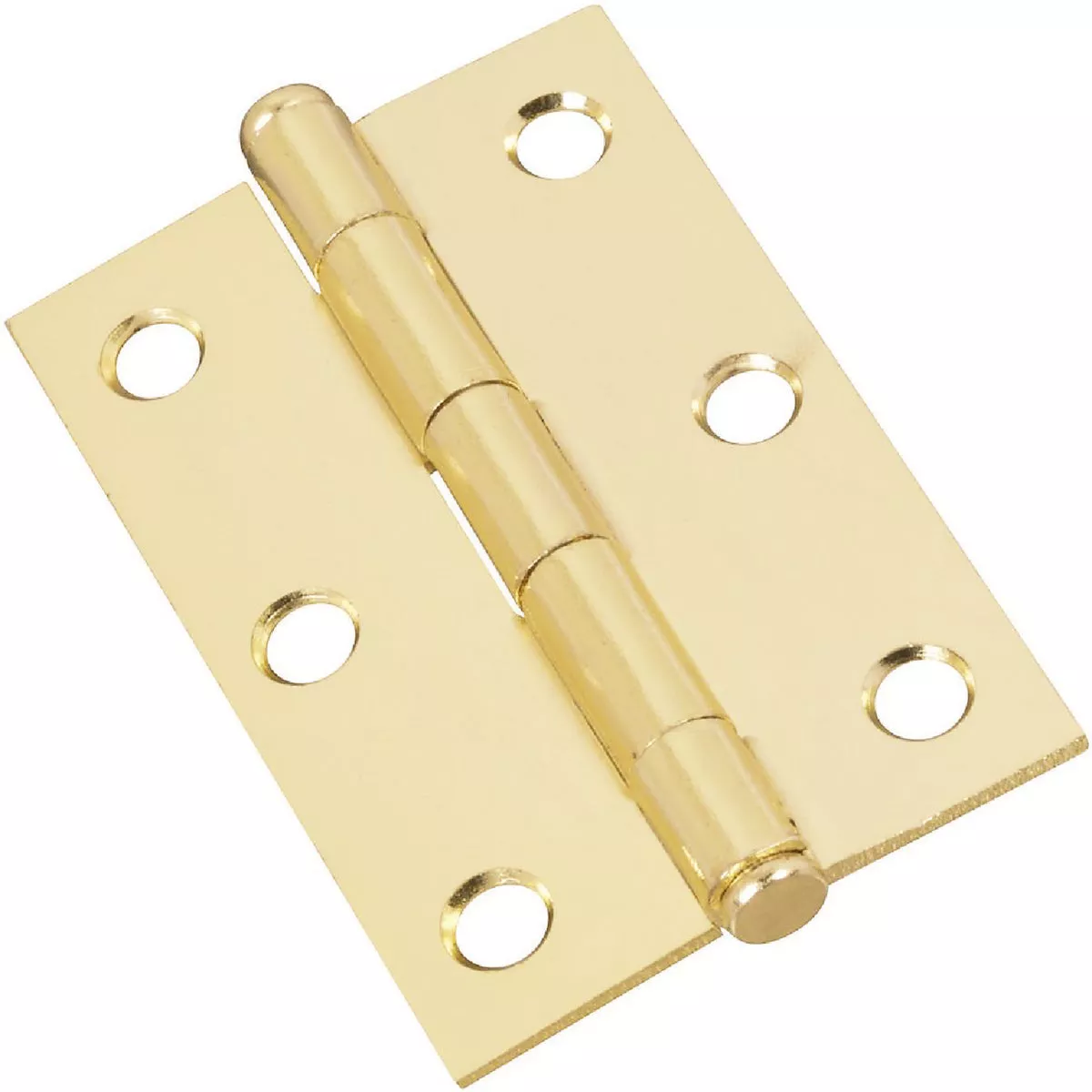 National 3 In. Brass Cabinet Hinge (2-Pack)