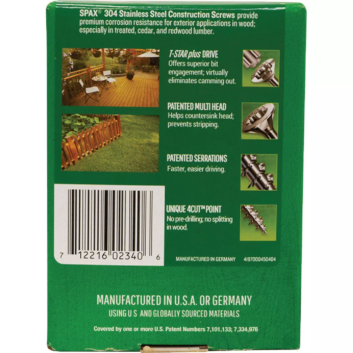 SPAX #9 x 1-1/2 In. T20 Plus Flat Head 304 Stainless Steel (Exterior Rated) Wood Screw (155 Ct.) - photo 4