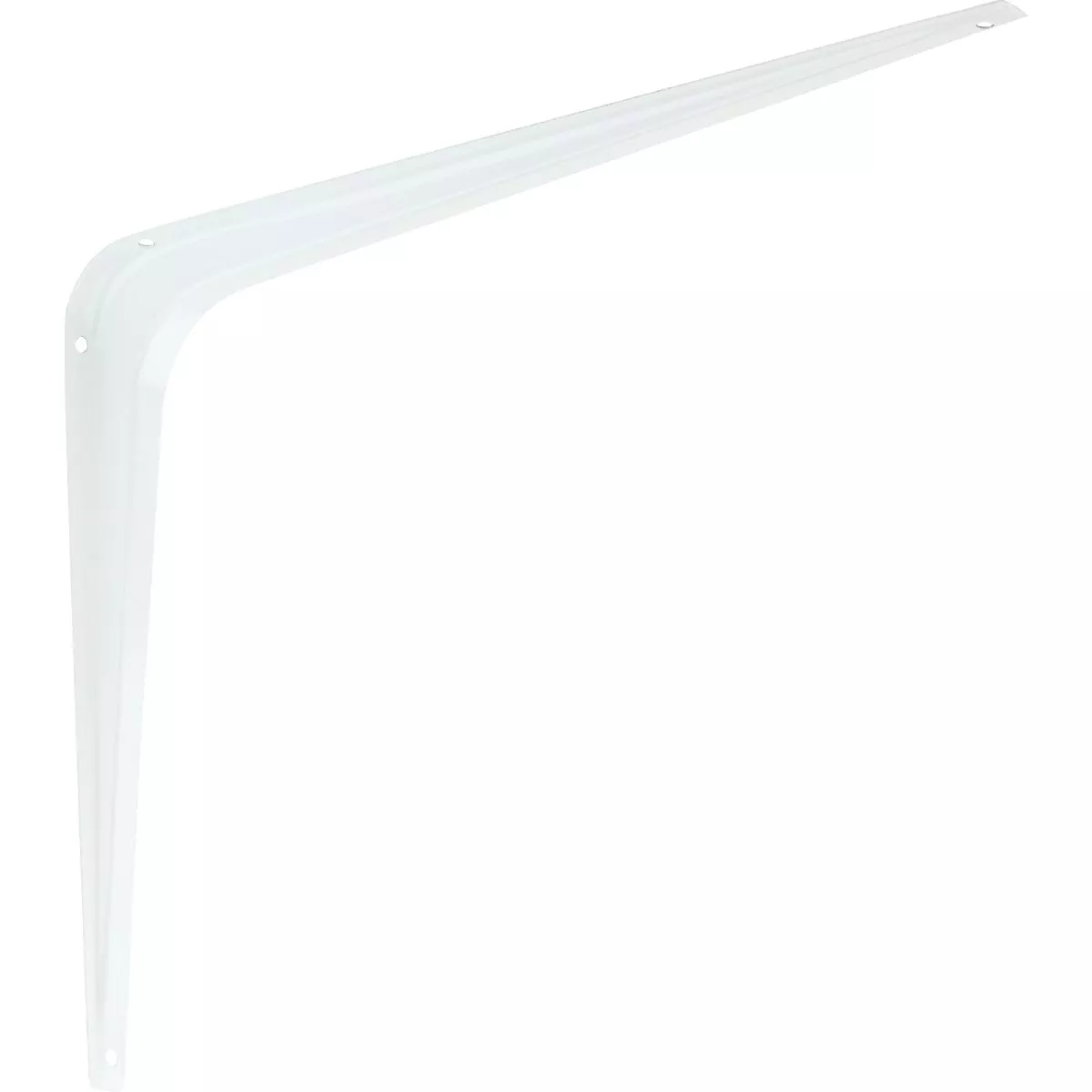 National Hardware 10 In. D. x 12 In. H. White Steel Shelf Bracket
