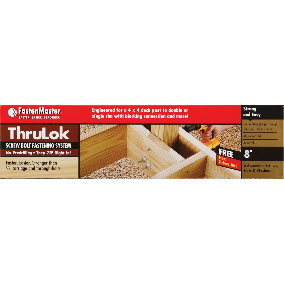 ThruLok 8 In. Galvanized Screw Bolt (6 Ct.) - photo 2