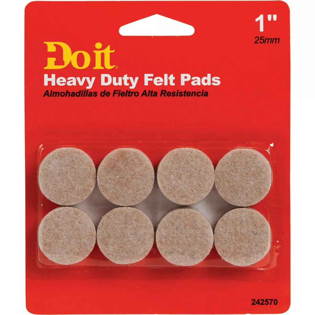 Do it Round Leveling 1 In. dia Self Adhesive Furniture Glide (8-Pack)