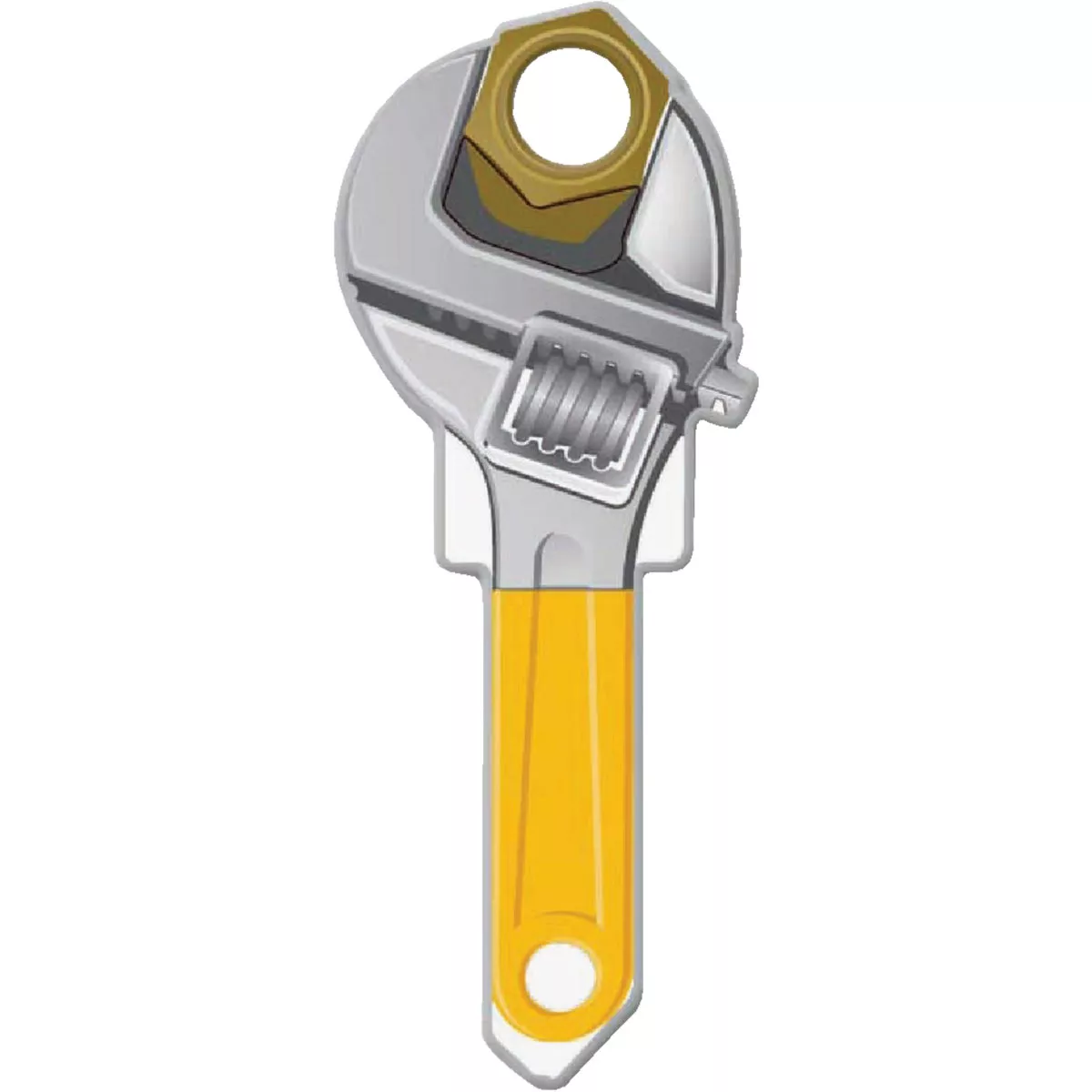 Lucky Line Wrench Design Decorative House Key, SC1
