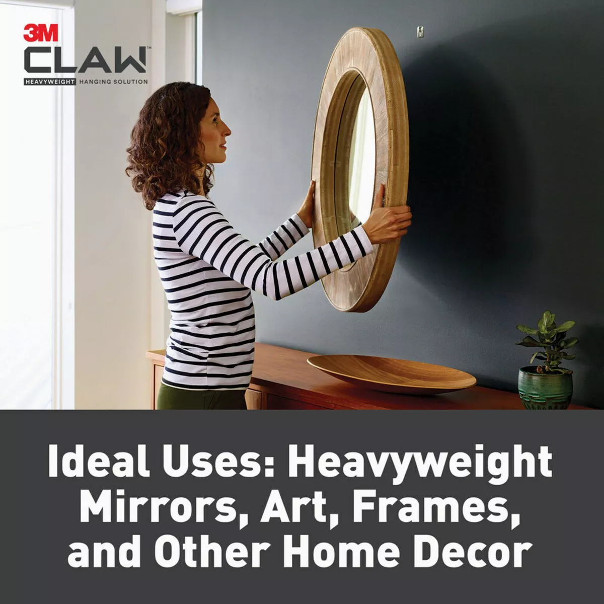 3M Claw Drywall Picture Hanger with Temporary Spot Marker, Holds 25 Lb., 4 Hangers, 4 Markers - photo 5