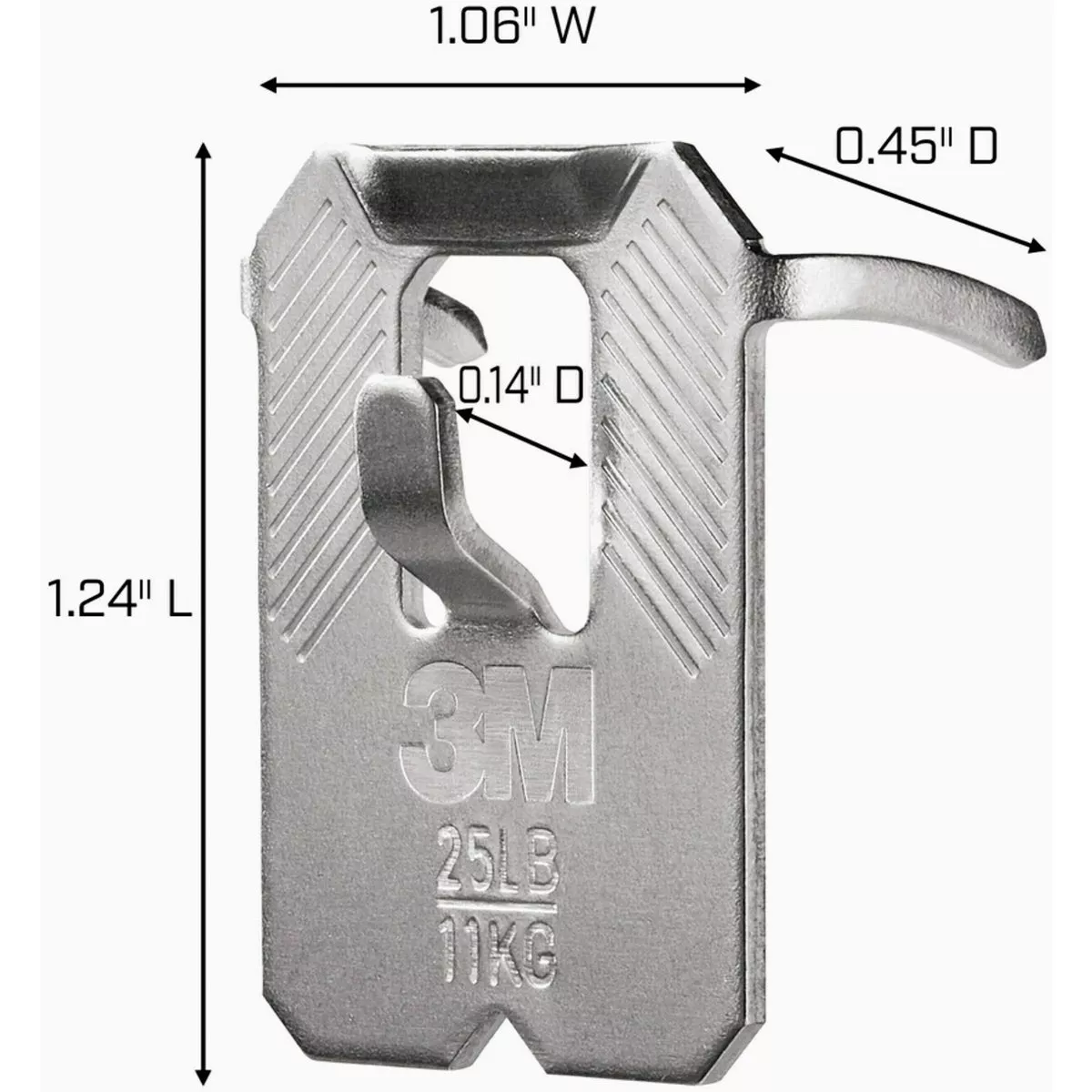 3M Claw Drywall Picture Hanger with Temporary Spot Marker, Holds 25 Lb., 4 Hangers, 4 Markers - photo 10