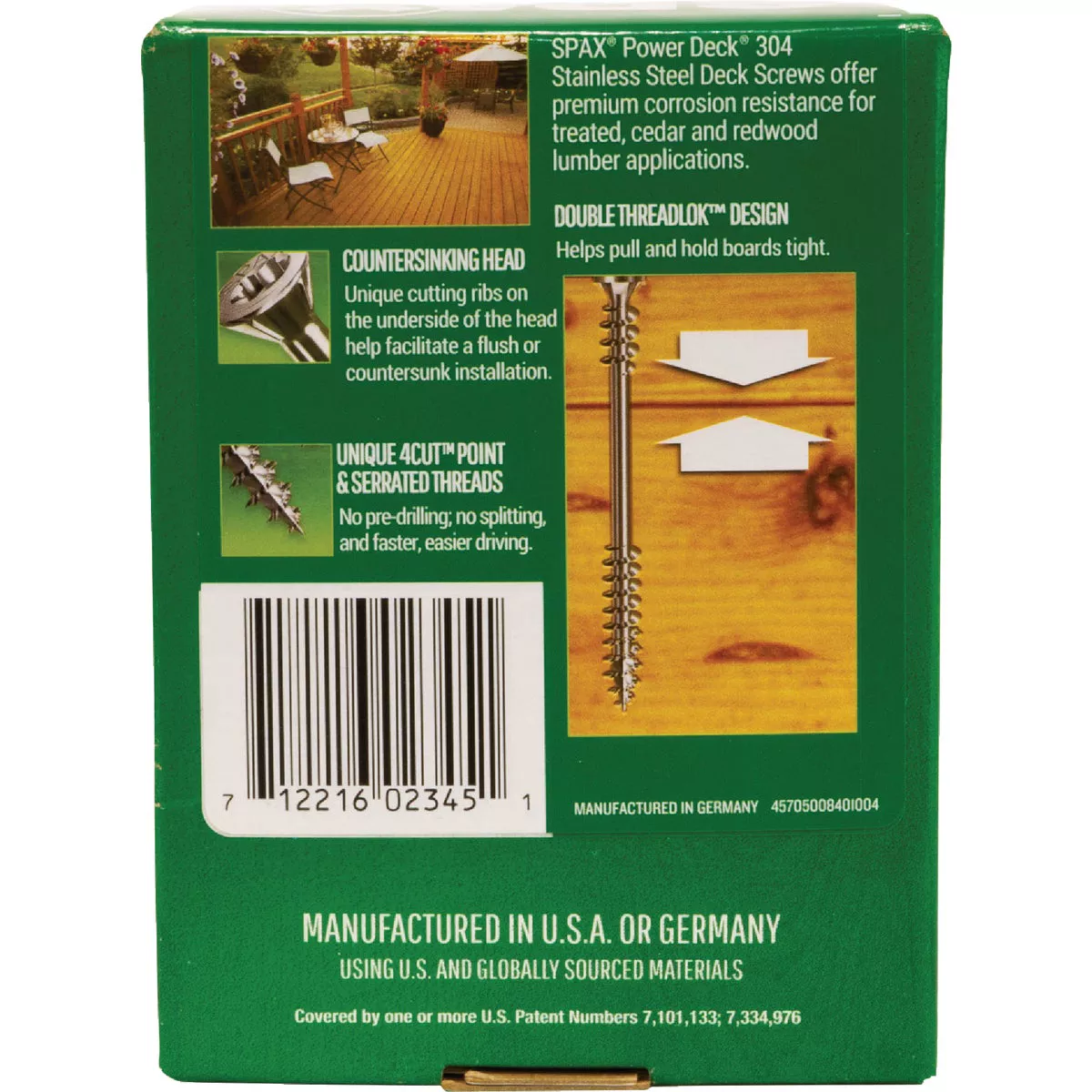 SPAX PowerDeck #10 x 2-1/2 In. T20 Plus Trim Head 304 Stainless Steel (Exterior Rated) Deck Screw (83 Ct.) - photo 7