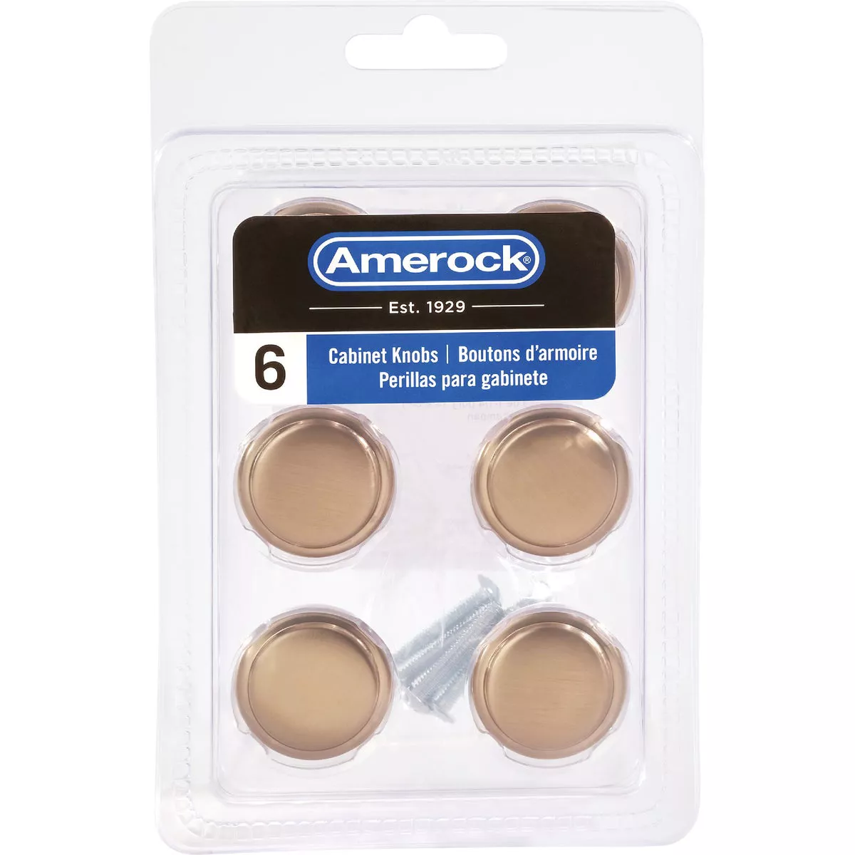 Amerock Arden 1.25 In. Dia. Champagne Bronze Cabinet Knob (6-Pack) - photo 2