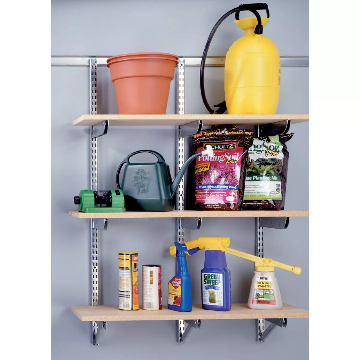John Sterling Fast-Mount 10 In. Galvanized Steel Supported Shelf Bracket - photo 3