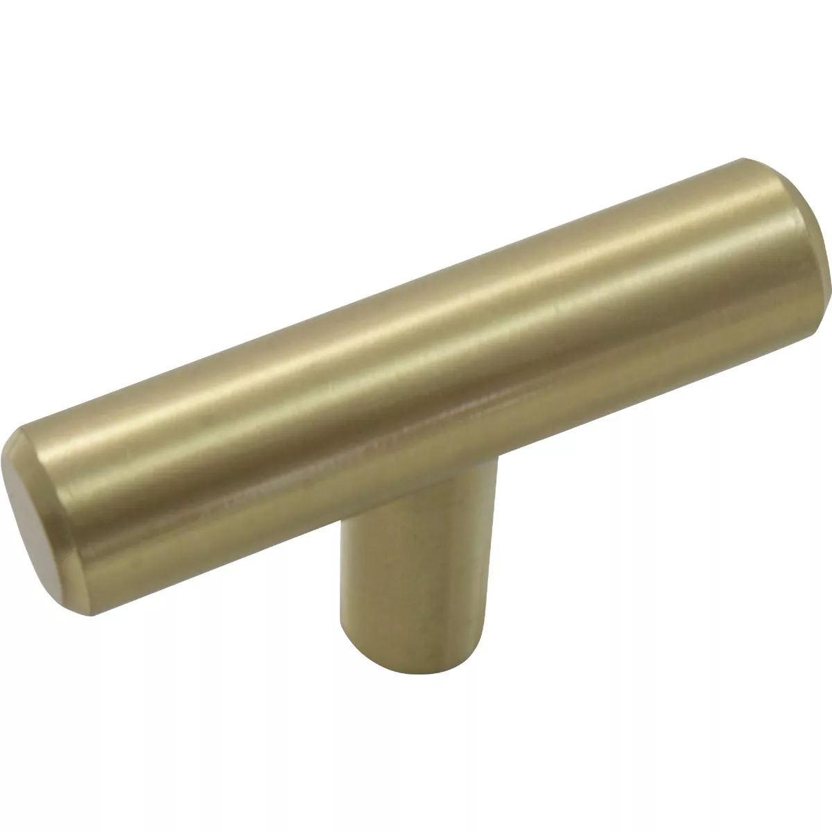 Laurey Melrose T-Shaped 2 In. Satin Brass Steel T-Bar Knob