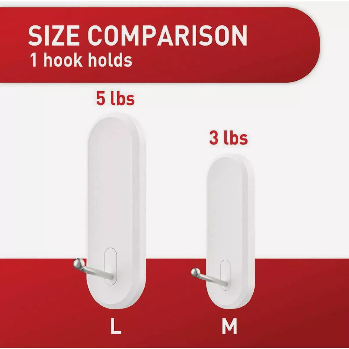 Command Medium Wire Hook Value Pack, White, 7 Hooks, 12 Strips - photo 5