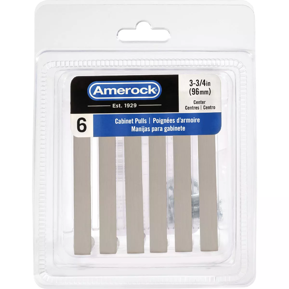 Amerock Metro 3.75 In. Satin Nickel Cabinet Pull (6-Pack) - photo 2