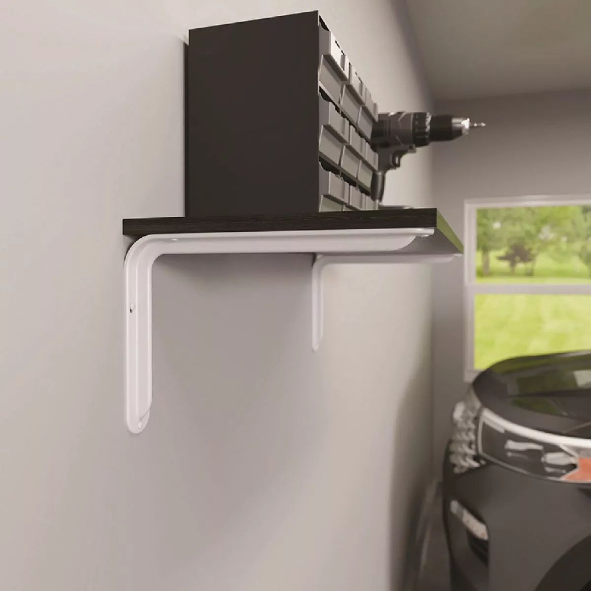 John Sterling Magnum 12 In. White Decorative Shelf Bracket - photo 2
