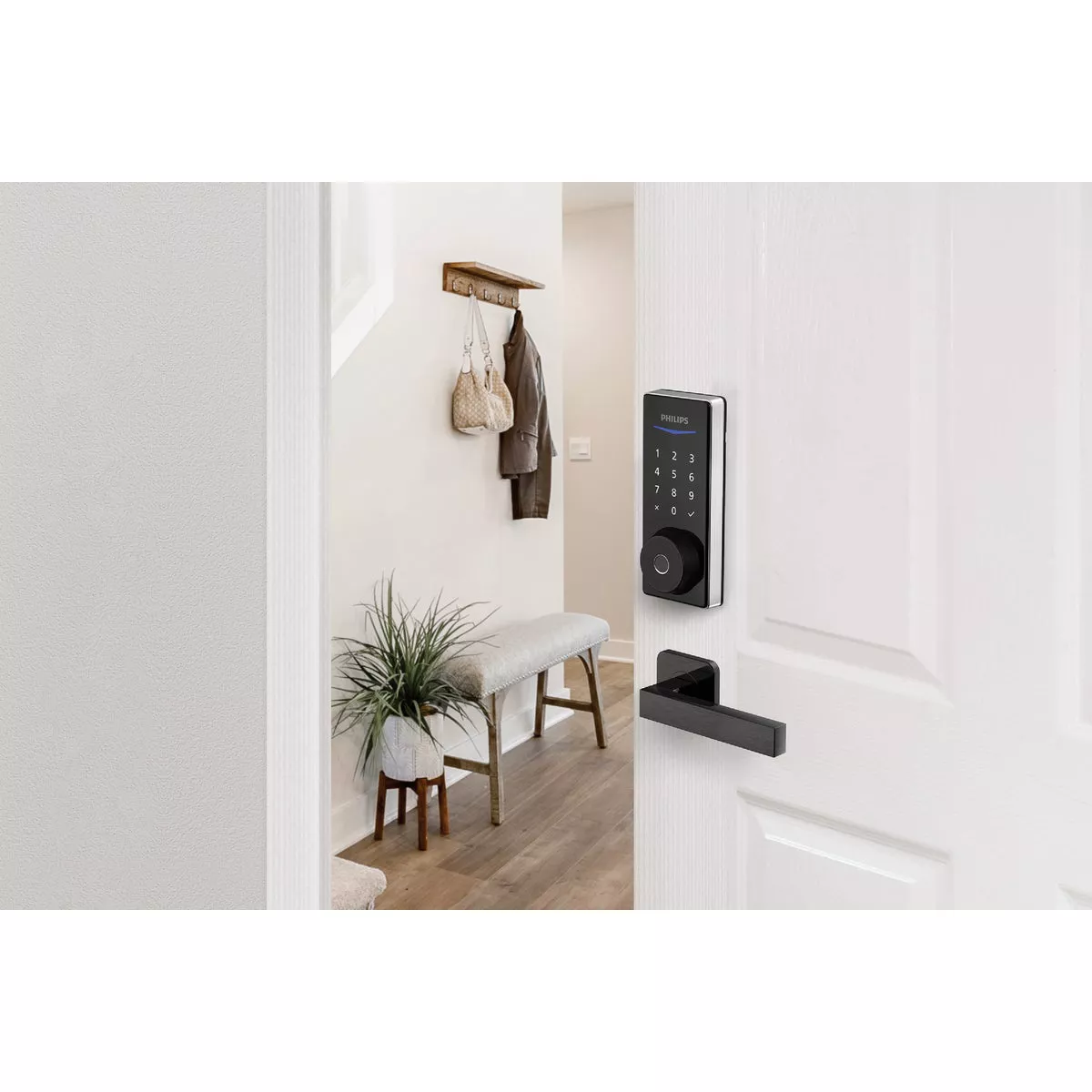 Philips Smart Lock Electronic Deadbolt, Satin Nickel - photo 2