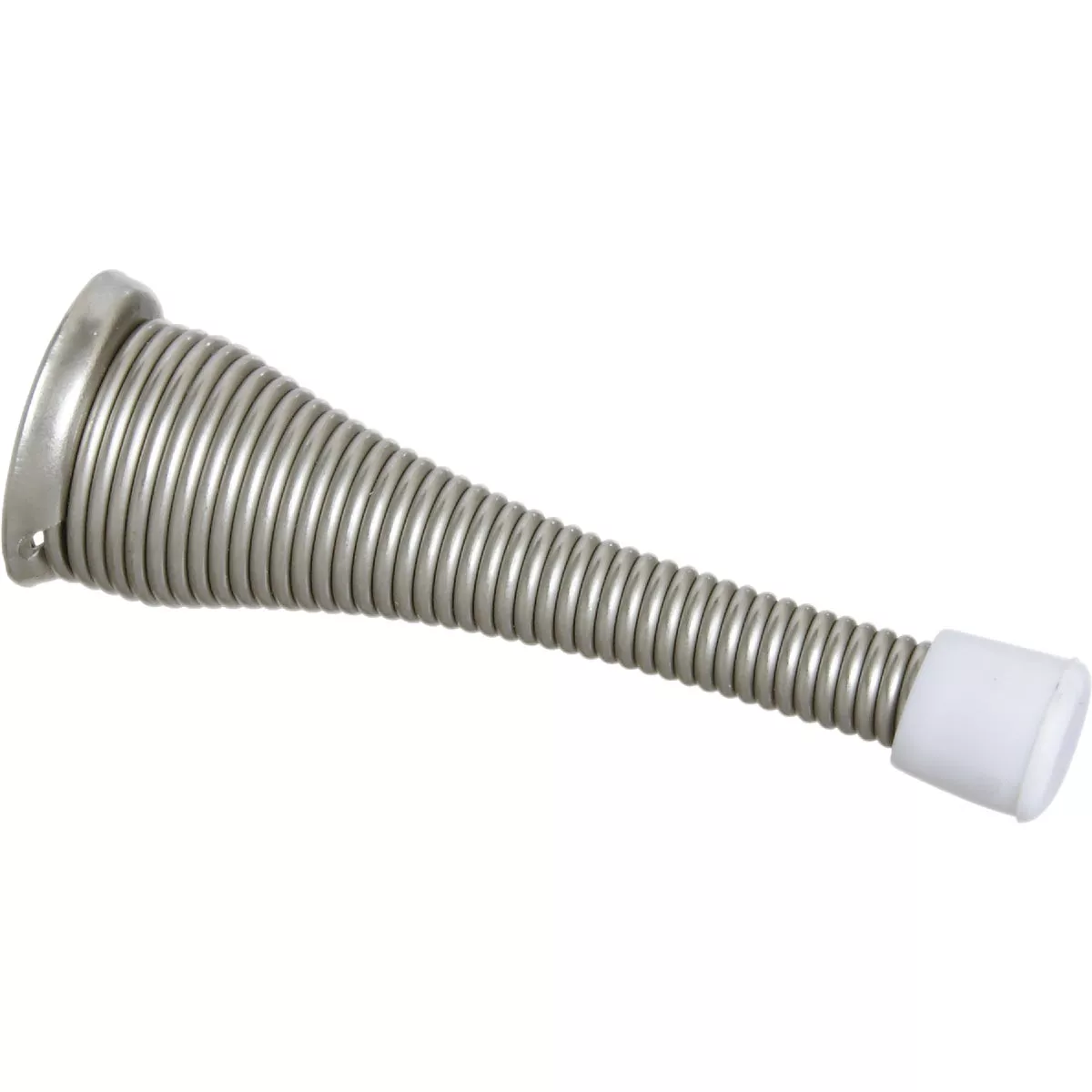 National Hardware Satin Nickel Spring Door Stop