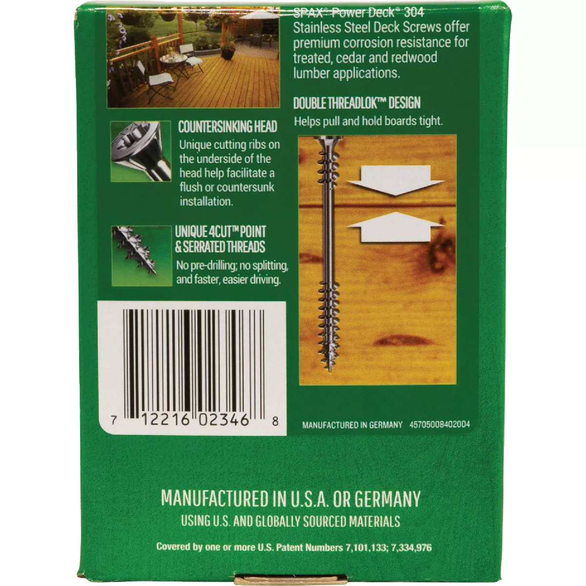 SPAX #10 x 3 In. Cylindric Head Double Thread T-20+ Stainless Steel Deck Screw (1 Lb., 66-Count) - photo 7